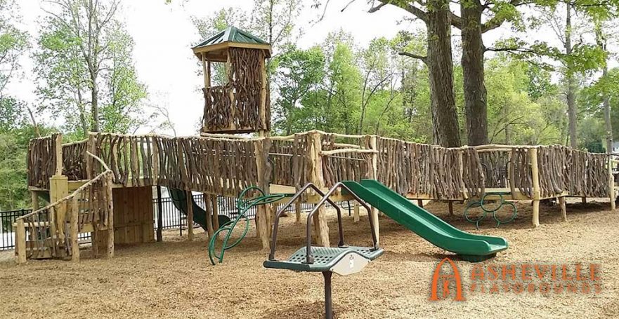 Natural Wood Park Playground Belmont NC