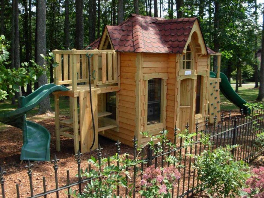 Log Cabin Replica Playground
