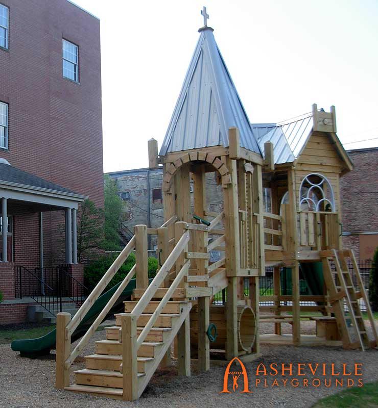Church Replica Themed Playground