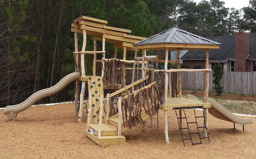 Rustic Features Playground Fayetteville