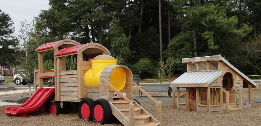 Train and Chicken Coop Play Set Knightdale