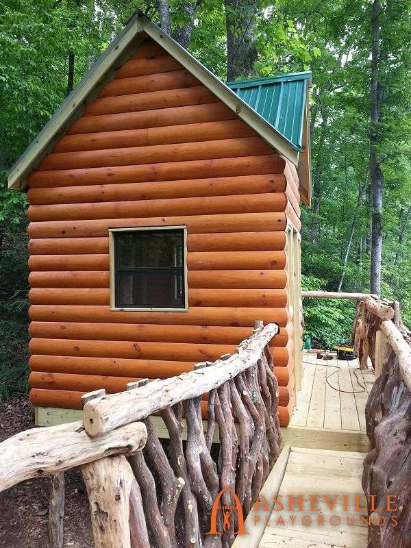 Residential Play Cabin Up Close
